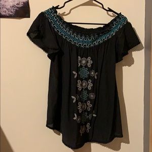 Off the shoulder shirt